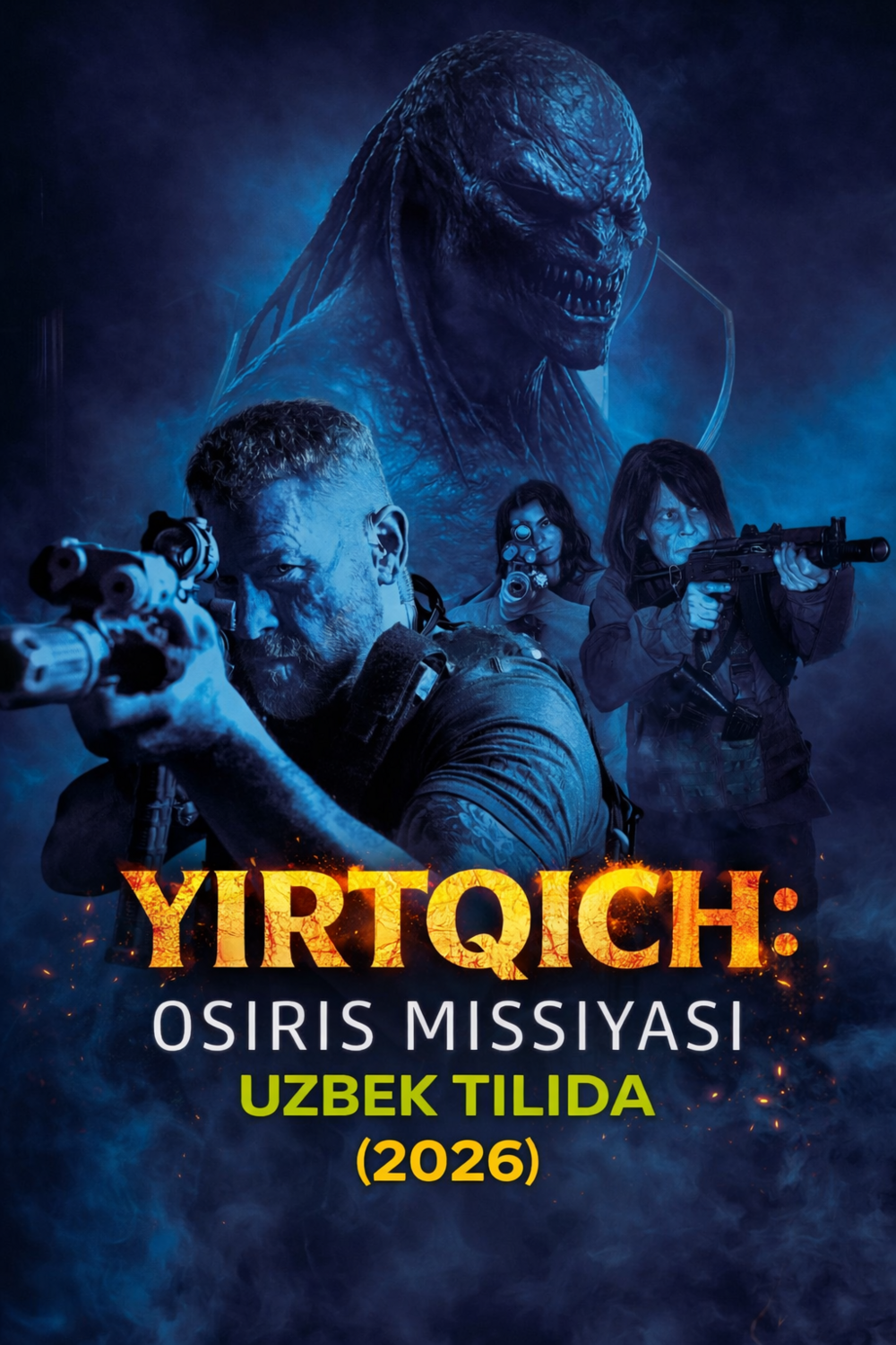 Yirtqich: Osiris missiyasi (2026) uzbek tilida qo‘rqinchli fantastik kino | HD